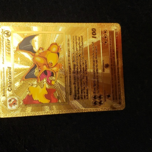 Pokemon | Toys | Charizard Gold | Poshmark